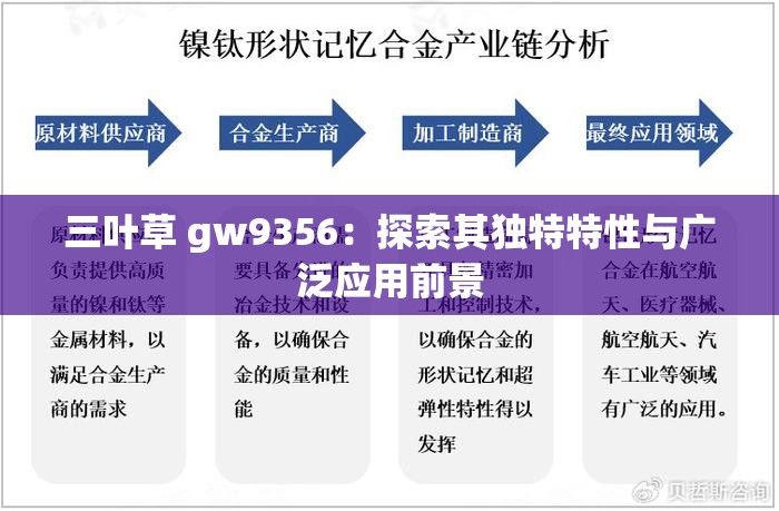 三叶草 gw9356：探索其独特特性与广泛应用前景