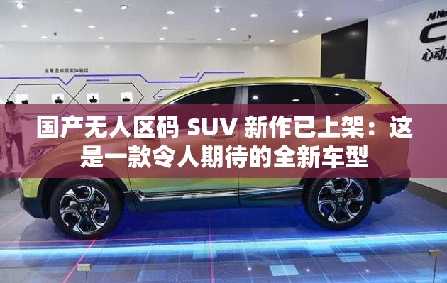 国产无人区码 SUV 新作已上架：这是一款令人期待的全新车型