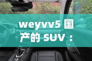 weyvv5 国产的 SUV ：畅享极致驾乘体验的魅力座驾