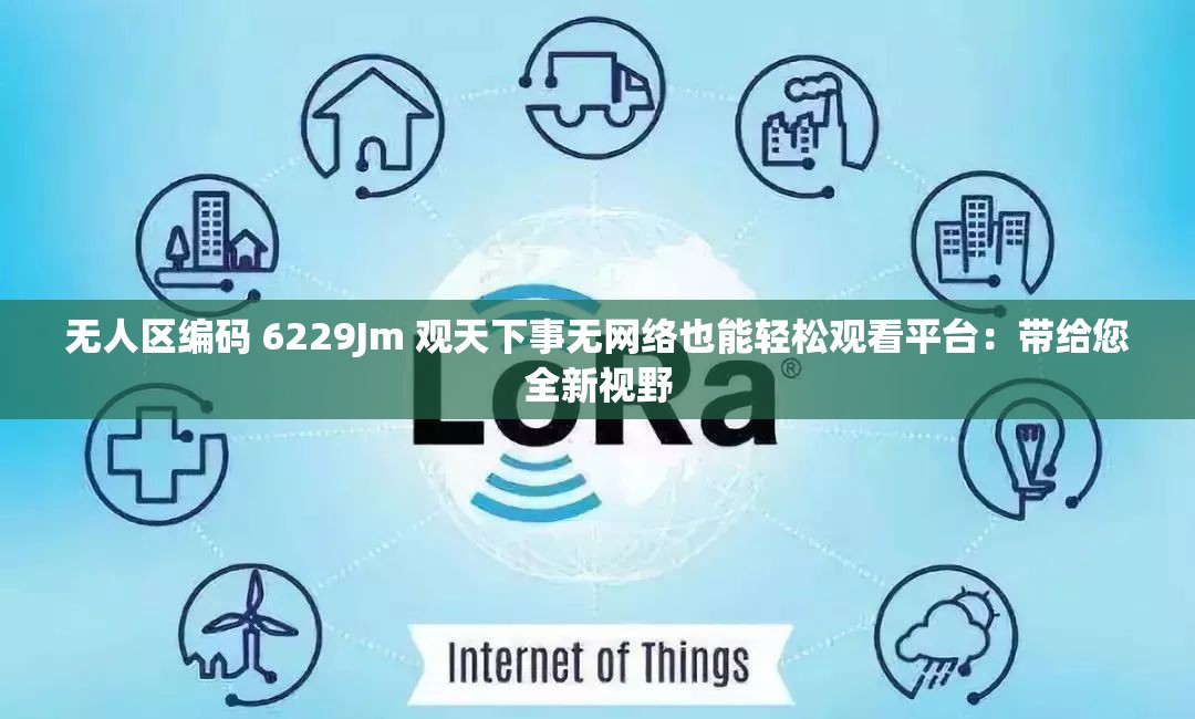 无人区编码 6229Jm 观天下事无网络也能轻松观看平台：带给您全新视野