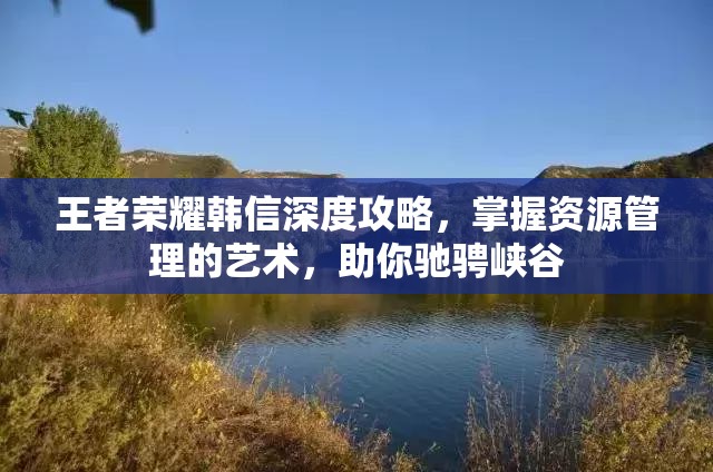 王者荣耀韩信深度攻略，掌握资源管理的艺术，助你驰骋峡谷