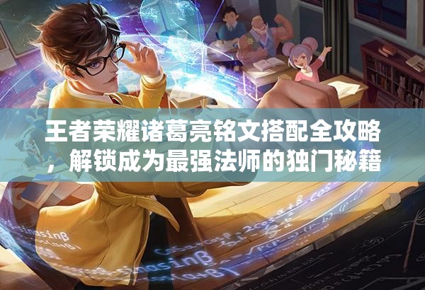 王者荣耀诸葛亮铭文搭配全攻略，解锁成为最强法师的独门秘籍