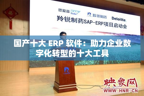国产十大 ERP 软件：助力企业数字化转型的十大工具