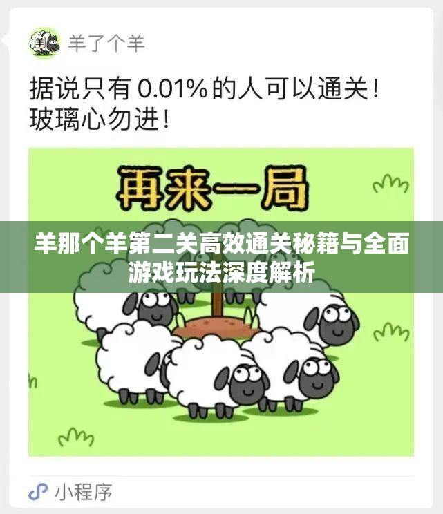 羊那个羊第二关高效通关秘籍与全面游戏玩法深度解析