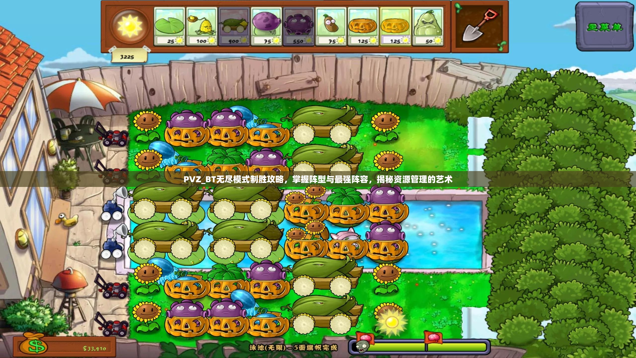 PVZ_BT无尽模式制胜攻略，掌握阵型与最强阵容，揭秘资源管理的艺术