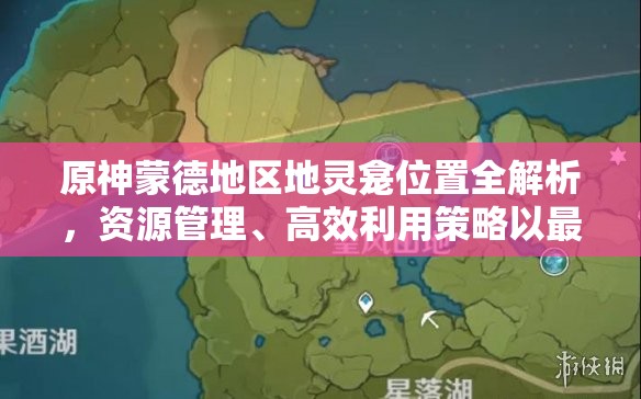 原神蒙德地区地灵龛位置全解析，资源管理、高效利用策略以最大化探索价值