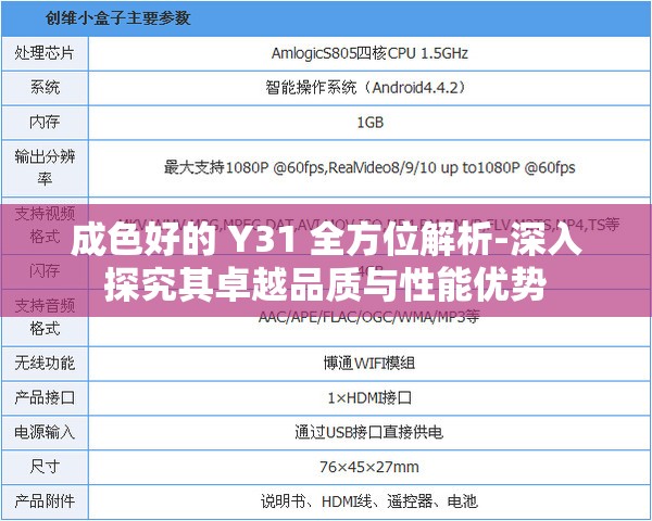 成色好的 Y31 全方位解析-深入探究其卓越品质与性能优势