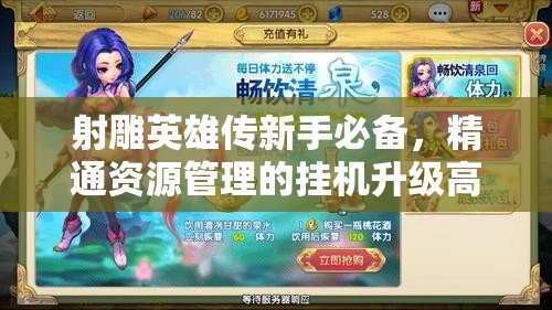 射雕英雄传新手必备，精通资源管理的挂机升级高效指南