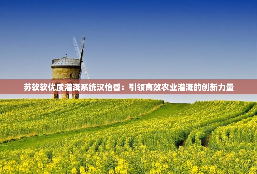 苏软软优质灌溉系统汉怡昏：引领高效农业灌溉的创新力量