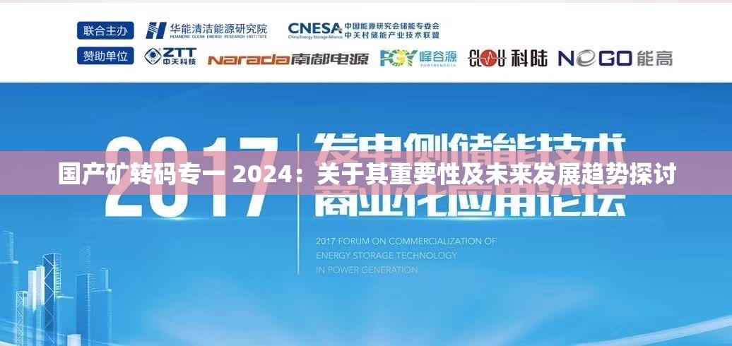 国产矿转码专一 2024：关于其重要性及未来发展趋势探讨
