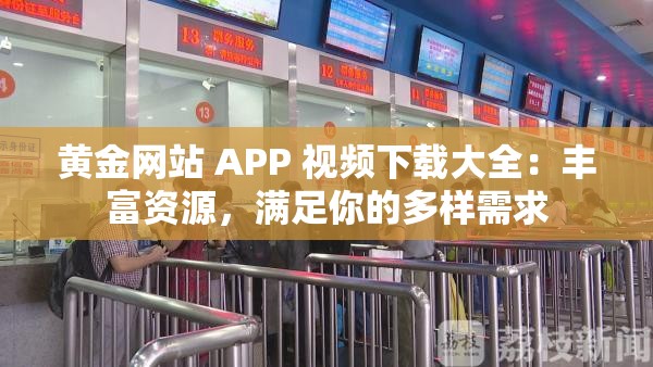 黄金网站 APP 视频下载大全：丰富资源，满足你的多样需求