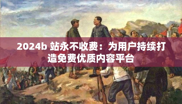 2024b 站永不收费：为用户持续打造免费优质内容平台