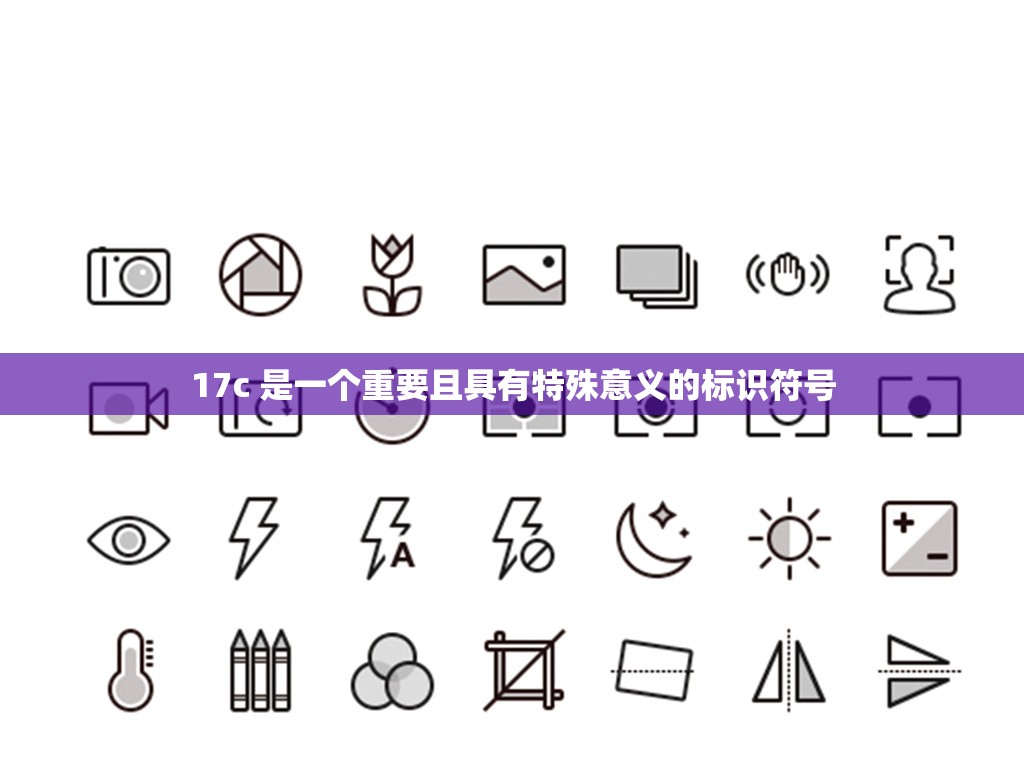 17c 是一个重要且具有特殊意义的标识符号