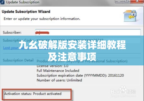 九幺破解版安装详细教程及注意事项