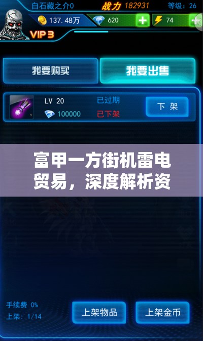 富甲一方街机雷电贸易，深度解析资源管理策略与艺术玩法