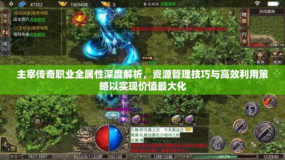 主宰传奇职业全属性深度解析，资源管理技巧与高效利用策略以实现价值最大化
