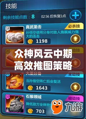 众神风云中期高效推图策略，解锁征服之路的必备秘籍与技巧