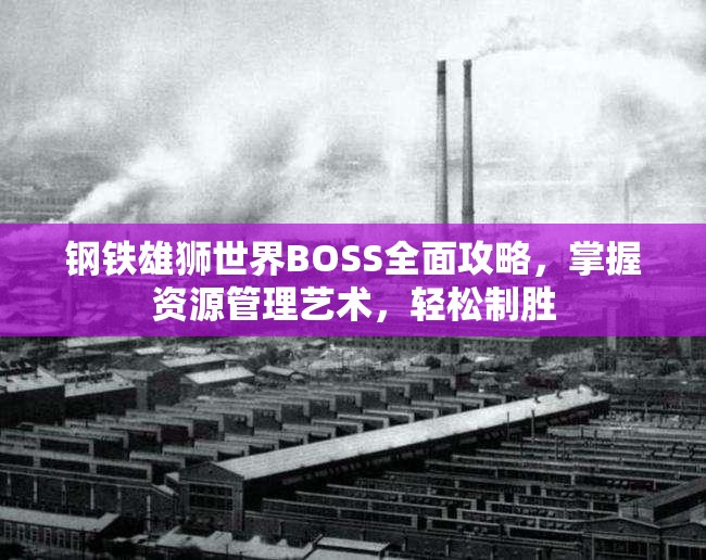 钢铁雄狮世界BOSS全面攻略，掌握资源管理艺术，轻松制胜
