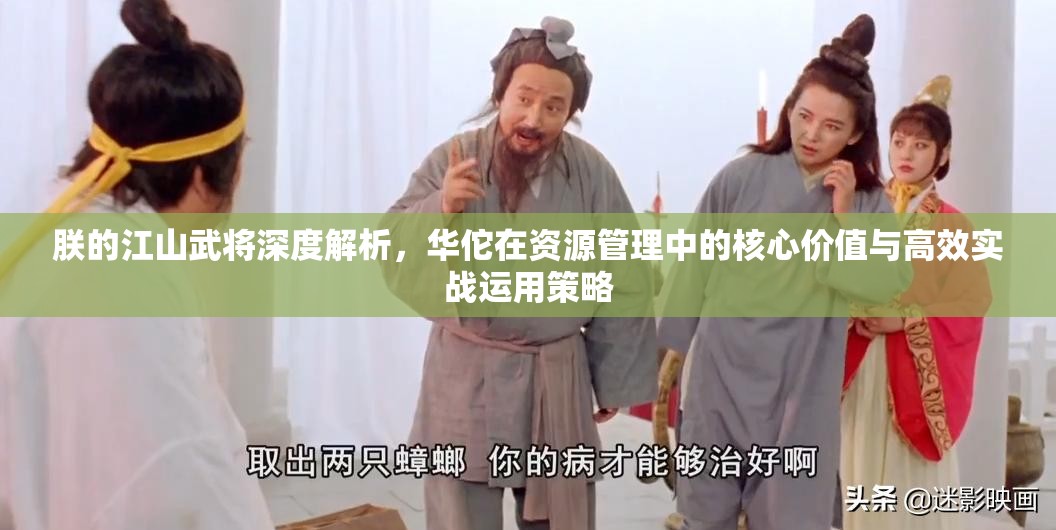 朕的江山武将深度解析，华佗在资源管理中的核心价值与高效实战运用策略