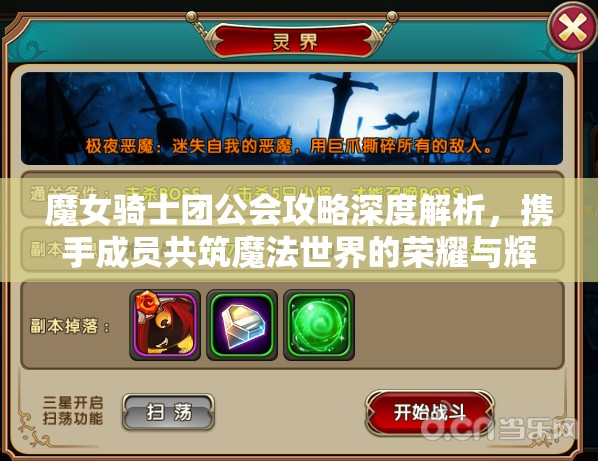 魔女骑士团公会攻略深度解析，携手成员共筑魔法世界的荣耀与辉煌