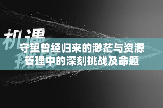 守望曾经归来的渺茫与资源管理中的深刻挑战及命题