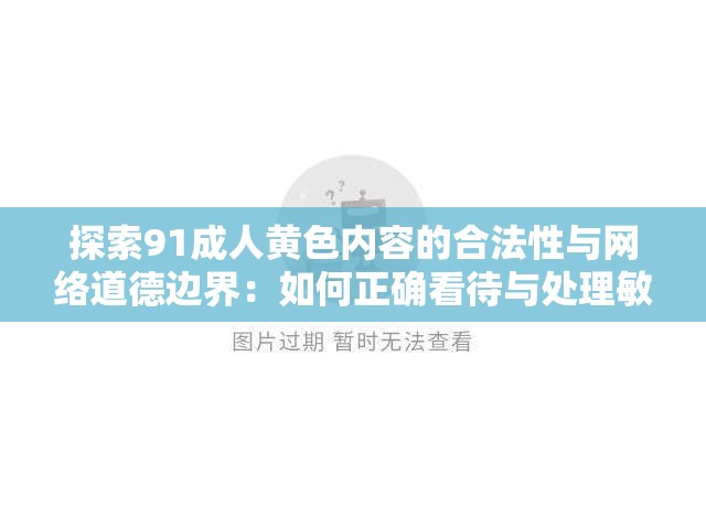 探索91成人黄色内容的合法性与网络道德边界：如何正确看待与处理敏感信息？
