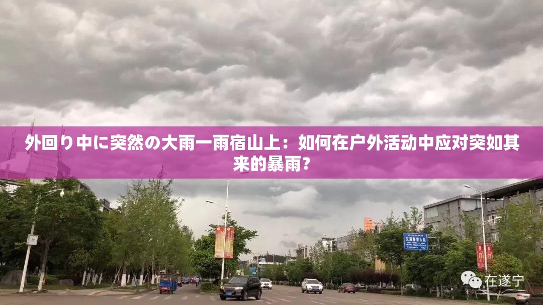 外回り中に突然の大雨一雨宿山上：如何在户外活动中应对突如其来的暴雨？