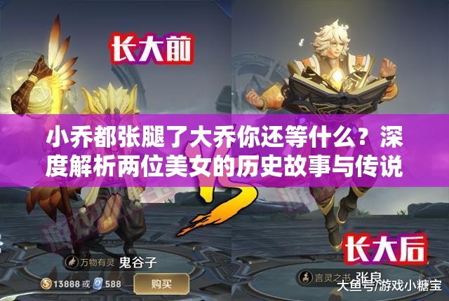 小乔都张腿了大乔你还等什么？深度解析两位美女的历史故事与传说