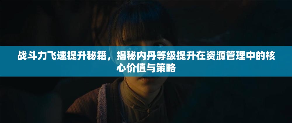 战斗力飞速提升秘籍，揭秘内丹等级提升在资源管理中的核心价值与策略