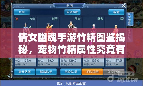 倩女幽魂手游竹精图鉴揭秘，宠物竹精属性究竟有何独特之处？