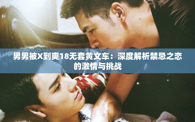 男男被X到爽18无套黄文车：深度解析禁忌之恋的激情与挑战