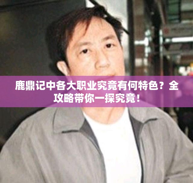 鹿鼎记中各大职业究竟有何特色？全攻略带你一探究竟！