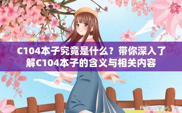 C104本子究竟是什么？带你深入了解C104本子的含义与相关内容