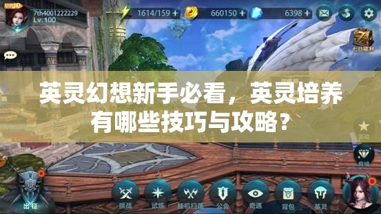 英灵幻想新手必看，英灵培养有哪些技巧与攻略？