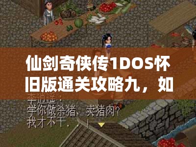 仙剑奇侠传1DOS怀旧版通关攻略九，如何深度解析并揭秘所有隐藏秘密？