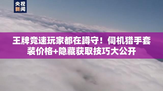 王牌竞速玩家都在蹲守！伺机猎手套装价格+隐藏获取技巧大公开